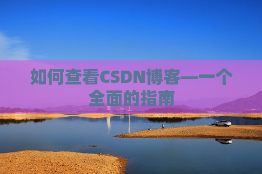 如何查看CSDN博客—一个全面的指南